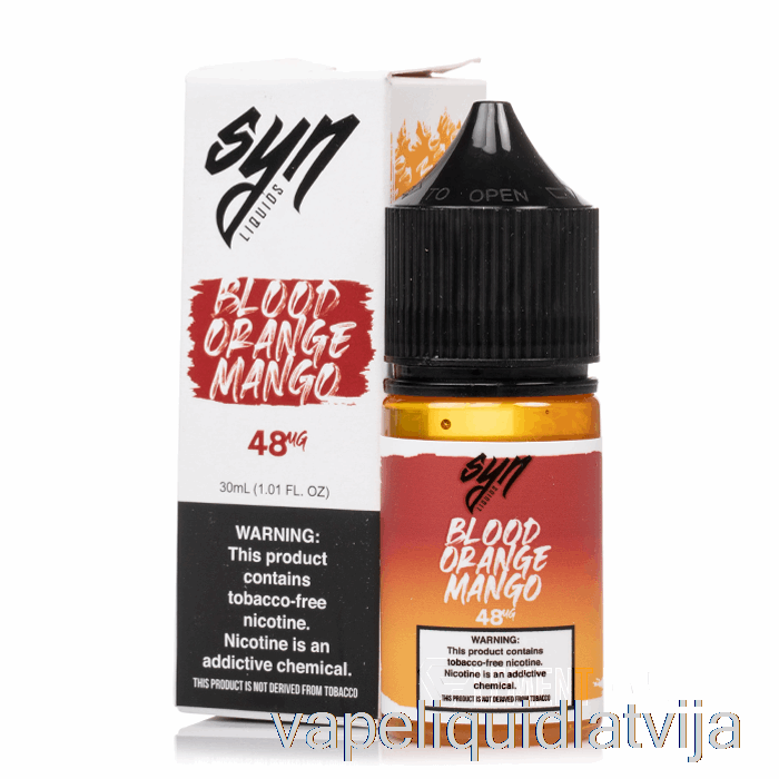 Asinsapelsīnu Mango - Syn Salts - 30ml 24mg Vape šķidrums